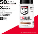 Muscle Milk Pro Series Protein Powder Supplement, Intense Vanilla, 2.54 Pound, 14 Servings, 50g Protein, 3g Sugar, 20 Vitamins & Minerals, NSF Certified for Sport, Workout Recovery, Packaging May Vary