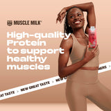 Muscle Milk Pro High Protein Shake, Strawberry, 11 fl oz Cartons, (12 Pack) Ultra Filtered Milk, 33g High Quality Protein Shake, 3g Sugar, 200 Calories, No Artificial Flavors or Artificial Sweeteners, No Added Colors